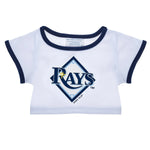 Tampa Bay Rays™ White &amp; Blue Ringer T-Shirt for Stuffed Animals | Build-A-Bear® - US 8065