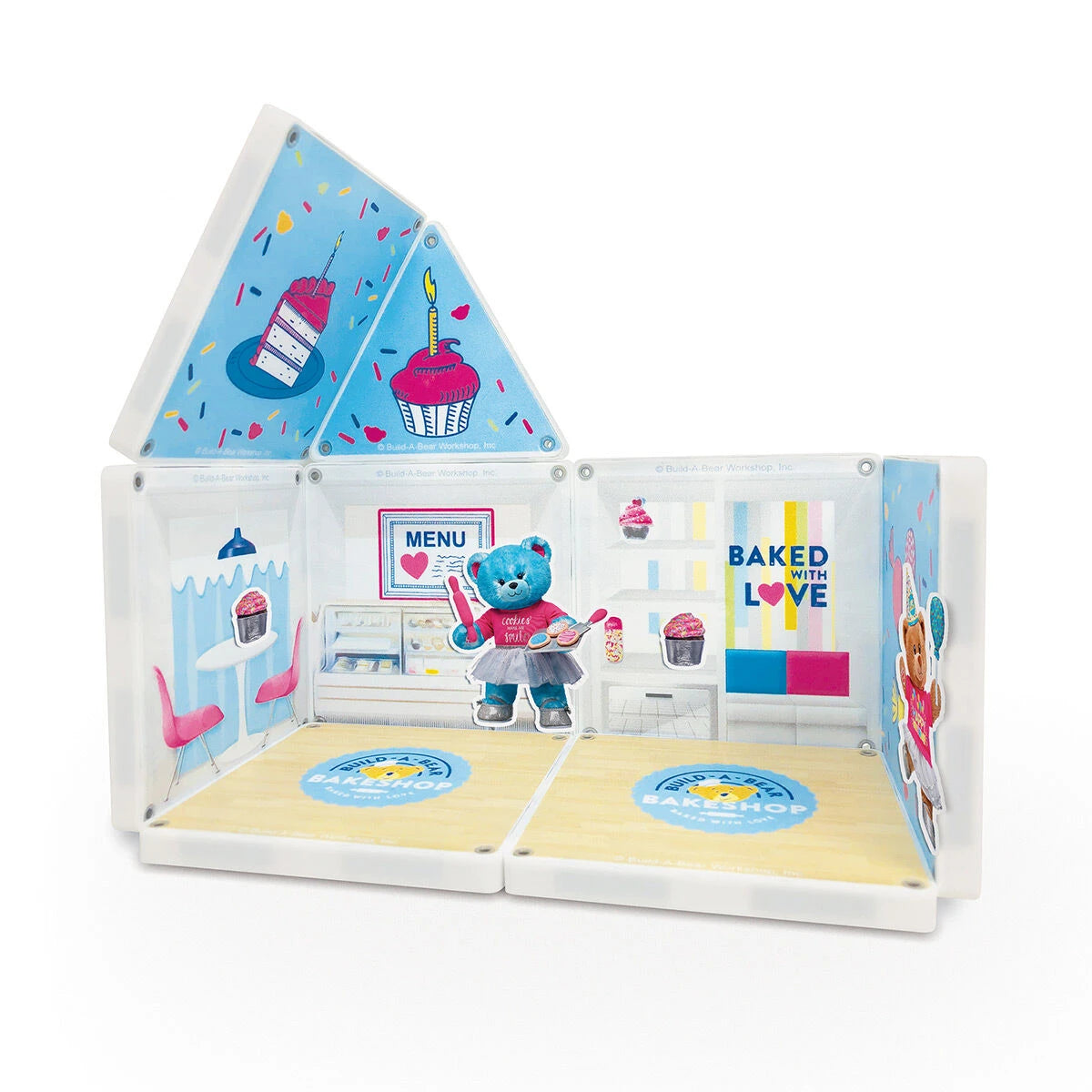 Magna-Tiles® The Bakeshop Cub Condo for Stuffed Animals | Build-A-Bear® - US 8983