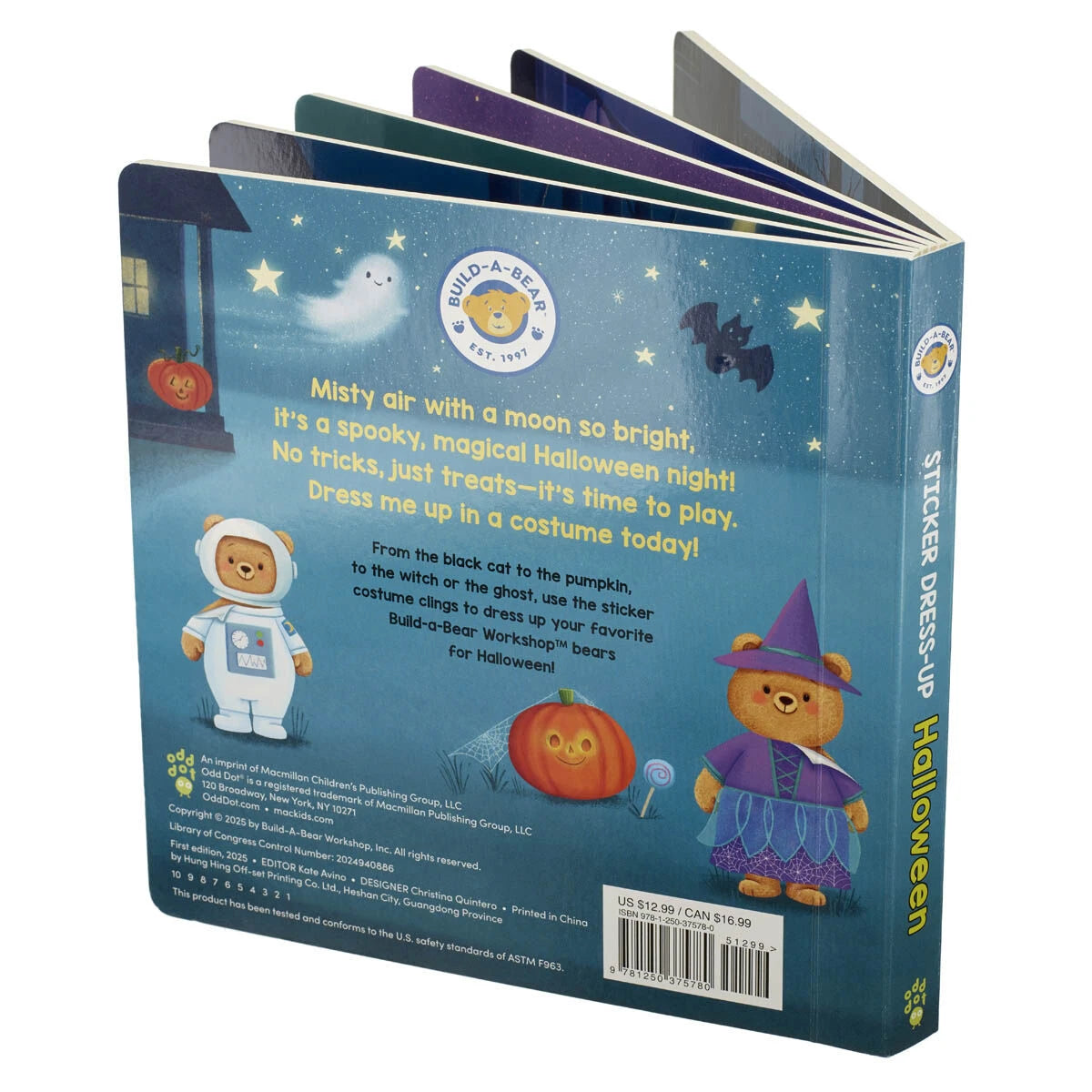 Halloween Sticker Book | Build-A-Bear® - US 3837