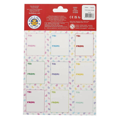 Valentine's Day Tear &amp; Share Sticker Set | Build-A-Bear® - US 4282