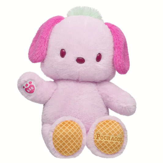 Sanrio Hello Kitty & Friends Strawberry Ice Ice Cream Pochacco Plush | Build-A-Bear - US 9311