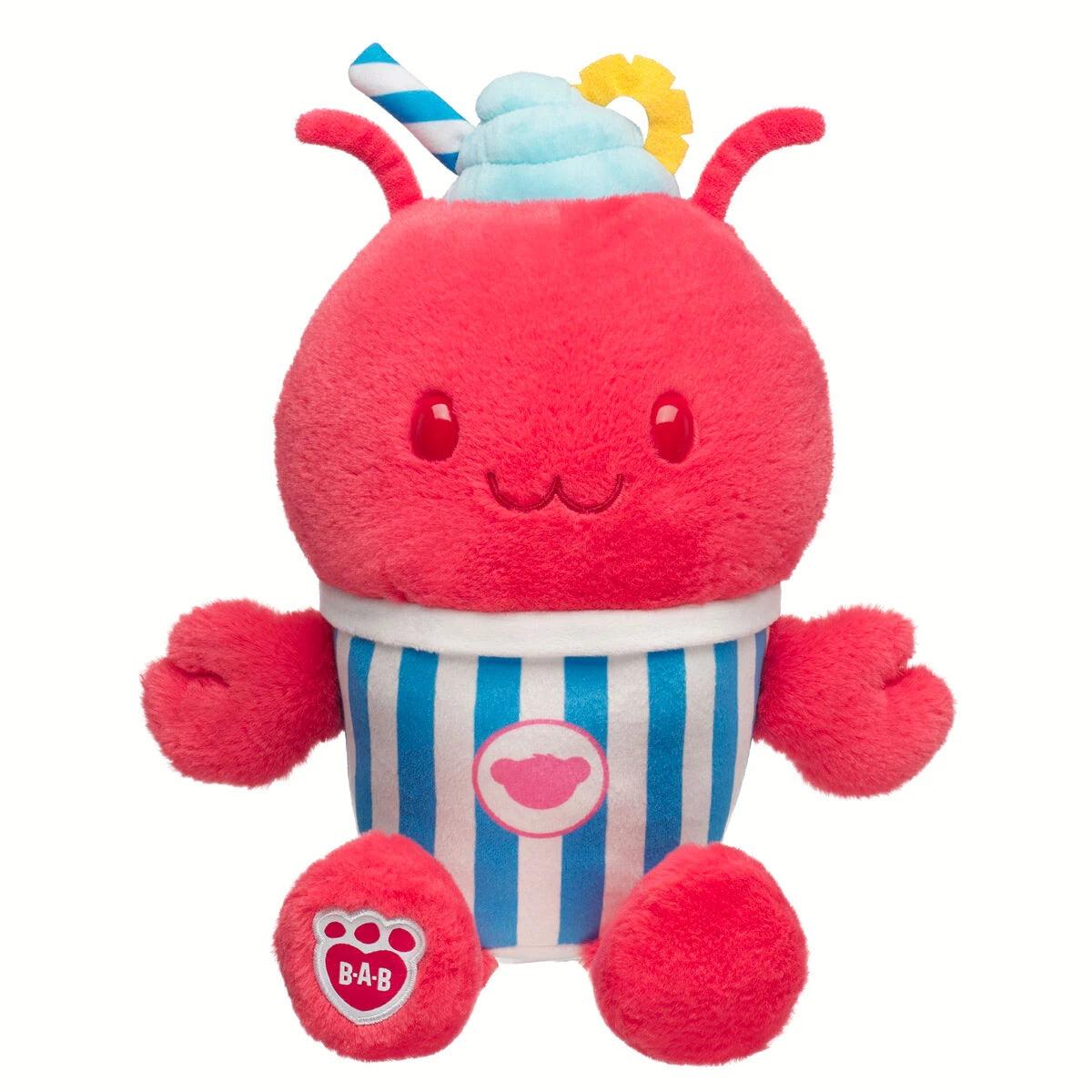 Fruit Punch Lobster Slushie Plushie w/ Lei Necklace | BAB - US 0365
