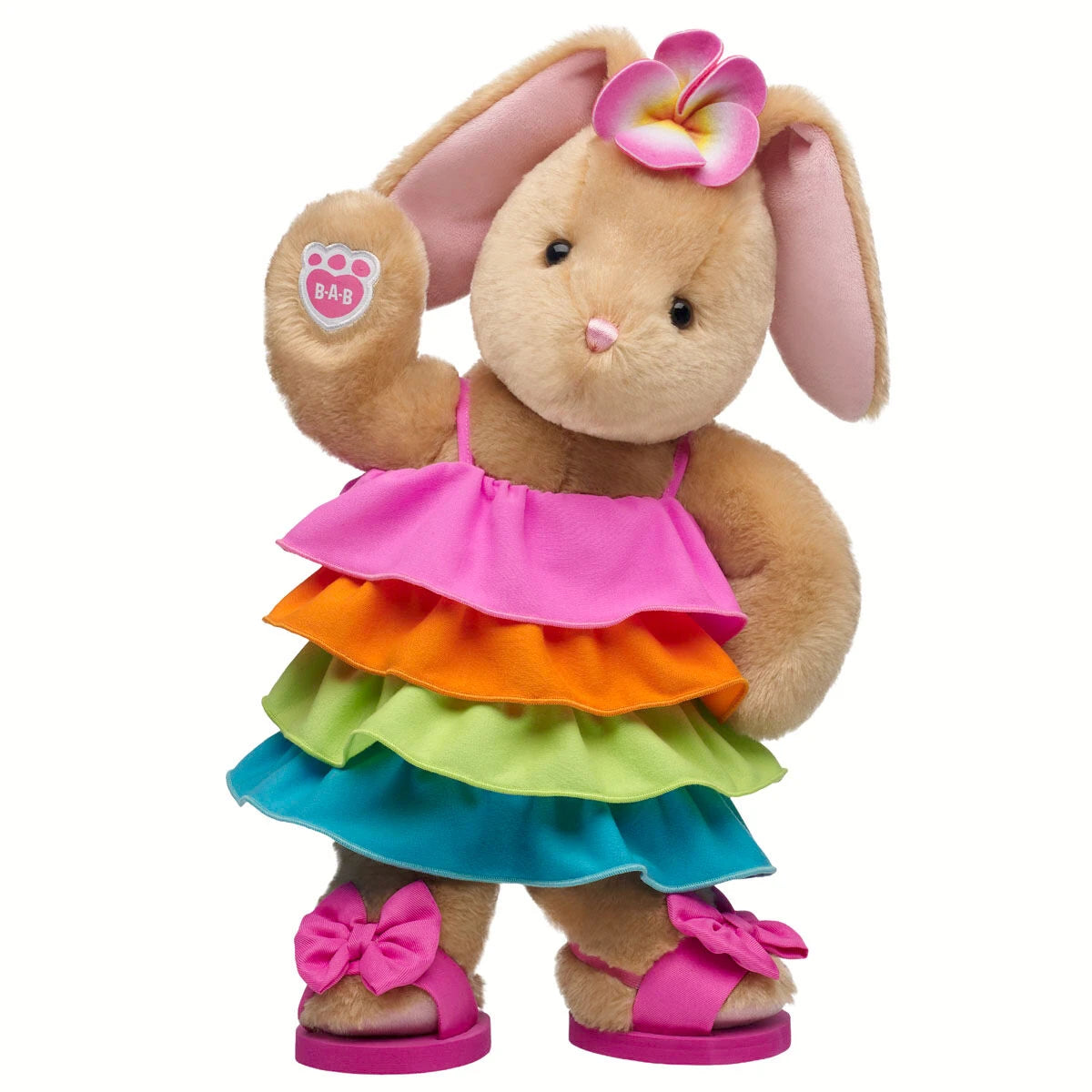 Pawlette Bunny Summer Ruffle Dress Gift Set | Build-A-Bear - US 5688