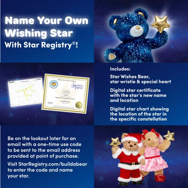 Star Wishes Teddy Bear | Build-A-Bear® - US 2048