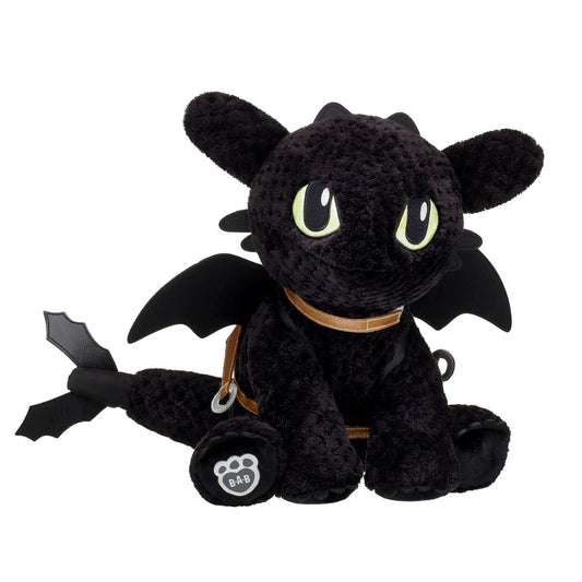 How to Train Your Dragon Toothless Plush &amp; Saddle | Build-A-Bear® - US 8905