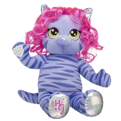 Honey Girls Teegan Tiger Pink Hair Plush Toy Gift Set - US 2314