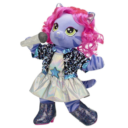 Honey Girls Teegan Tiger Sequin 2-fer Plush Toy Gift Set - US 3010