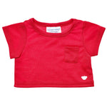 Red Pocket T-Shirt for Stuffed Animals | Build-A-Bear® - US 5683