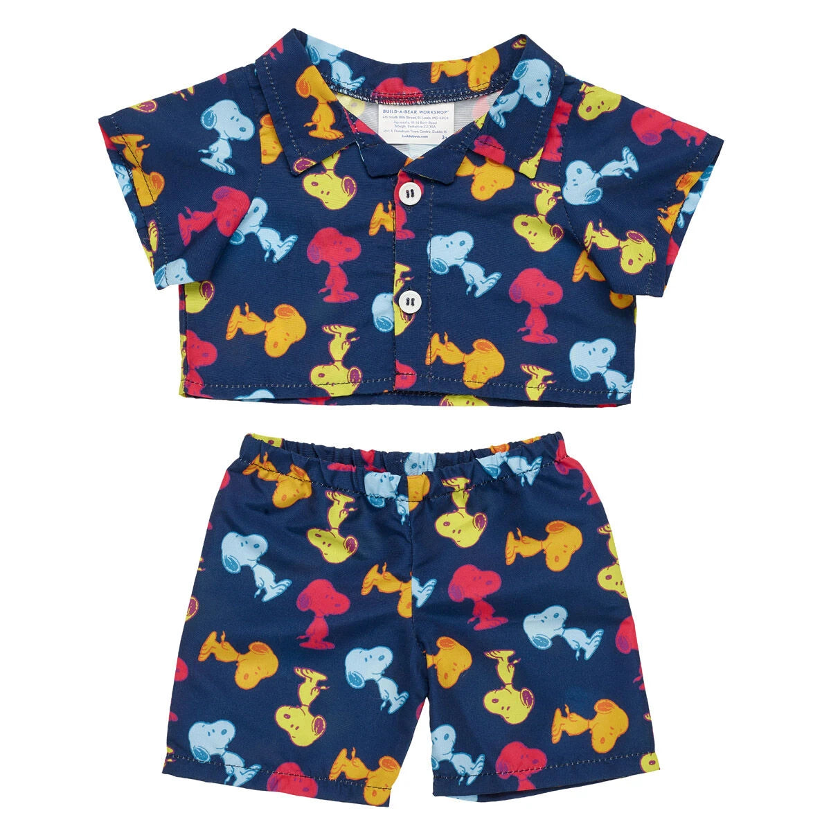 Timeless Teddy Bear &amp; Peanuts® Snoopy Pajamas | Build-A-Bear® - US 5829