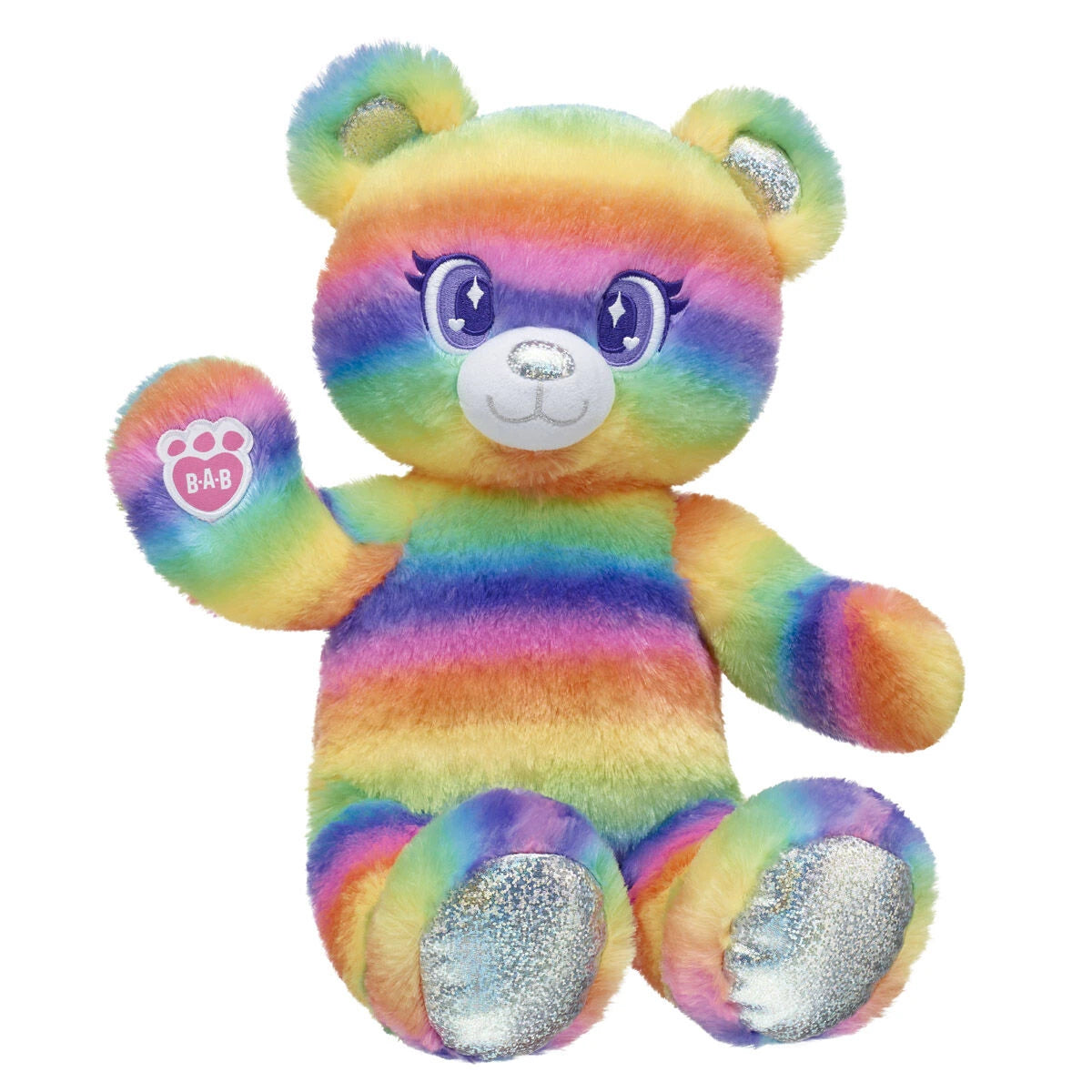 Rainbow Stripes Teddy Bear Gift Set | Build-A-Bear - US 4807