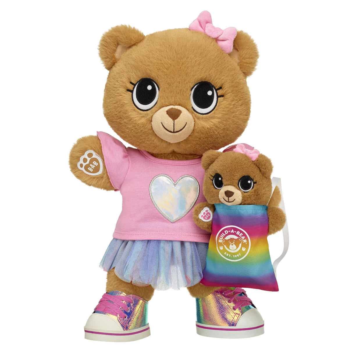 Bearnice Teddy Bear Mini Beans® &amp; Bear Carrier Set | Build-A-Bear® - US 3768
