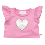 Kabu™ Pink Heart T-Shirt for Plush Toys | Build-A-Bear® - US 4643