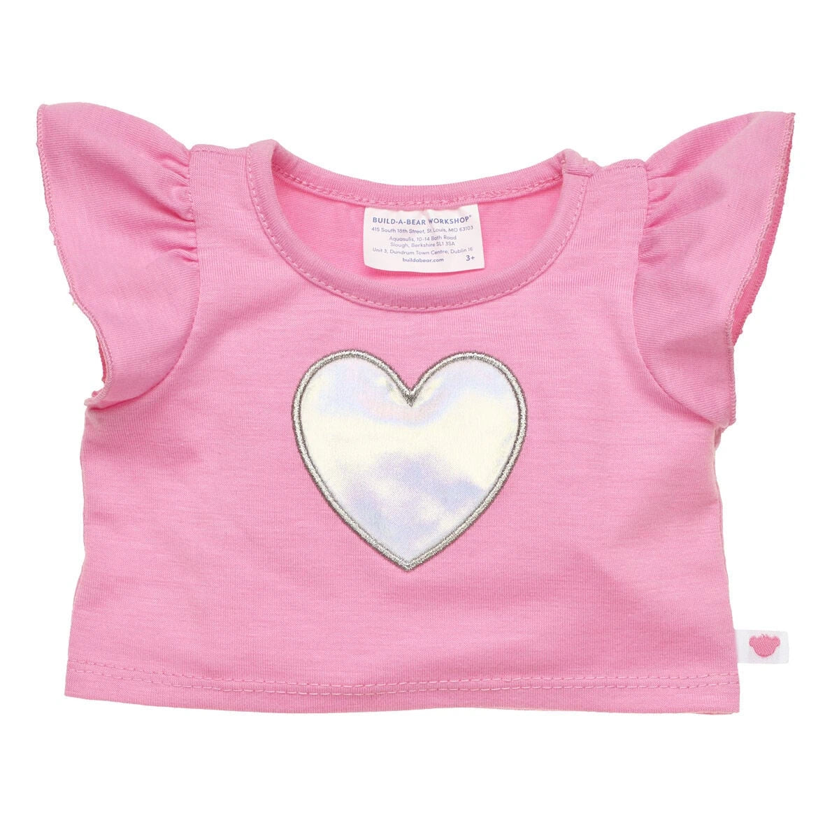 Kabu™ Pink Heart T-Shirt for Plush Toys | Build-A-Bear® - US 7224
