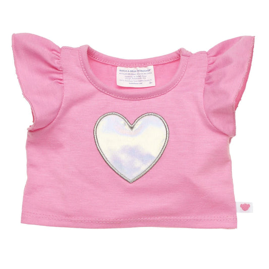 Kabu™ Pink Heart T-Shirt for Plush Toys | Build-A-Bear® - US 7915