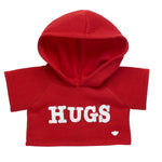 Red Hugs Hoodie for Stuffed Animals | Build-A-Bear® - US 3109