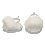 White Fuzzy Slippers for Plush Toys | Build-A-Bear® - US 0502