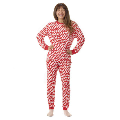 Build-A-Bear Pajama Shop™ Red Hearts PJ Top - Adult - US 8191