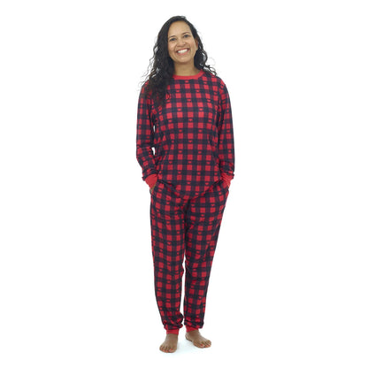 Build-A-Bear Pajama Shop™ Buffalo Check Top - Adult - US 4505