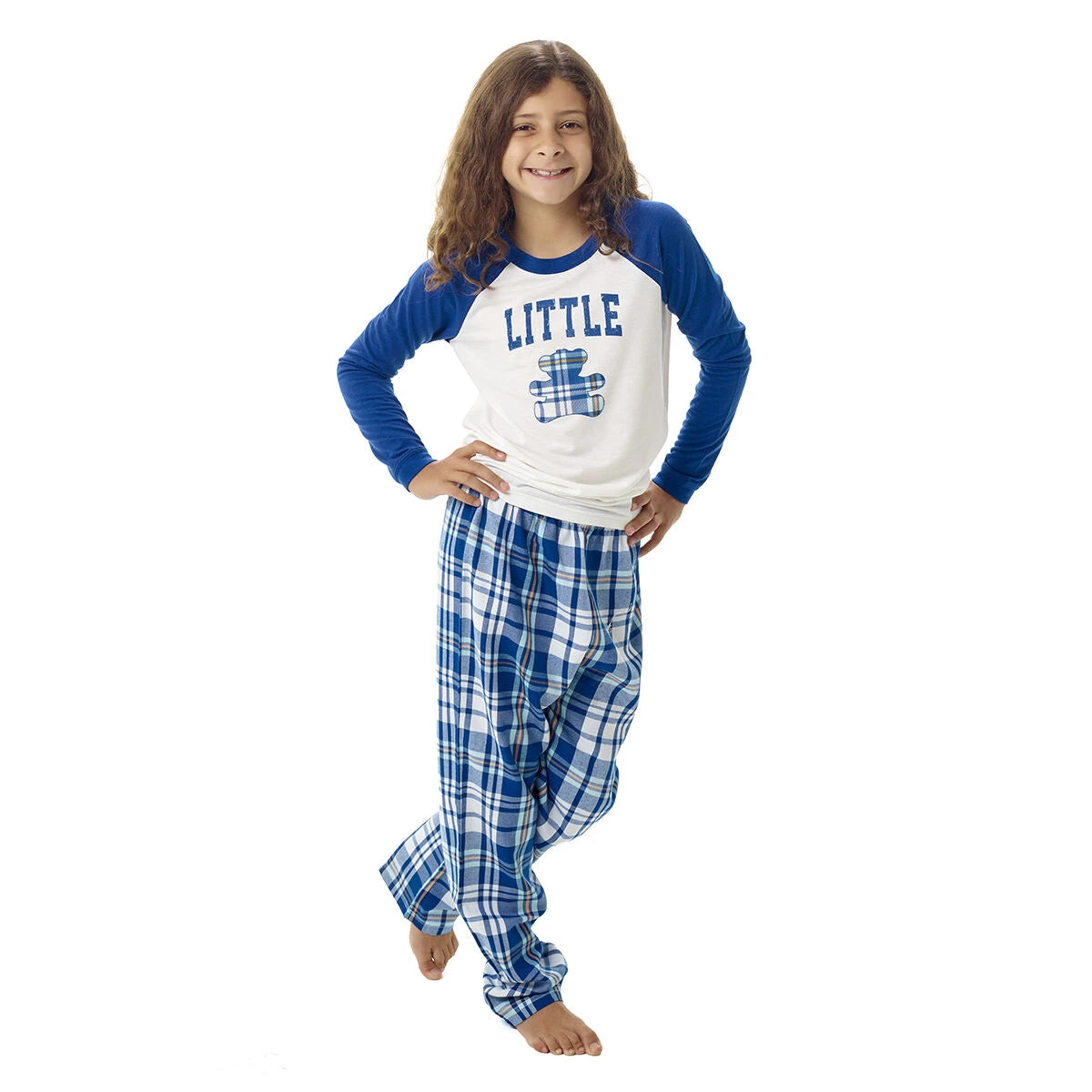 Build-A-Bear Pajama Shop™ Blue Plaid Pants - Toddler &amp; Youth - US 8692