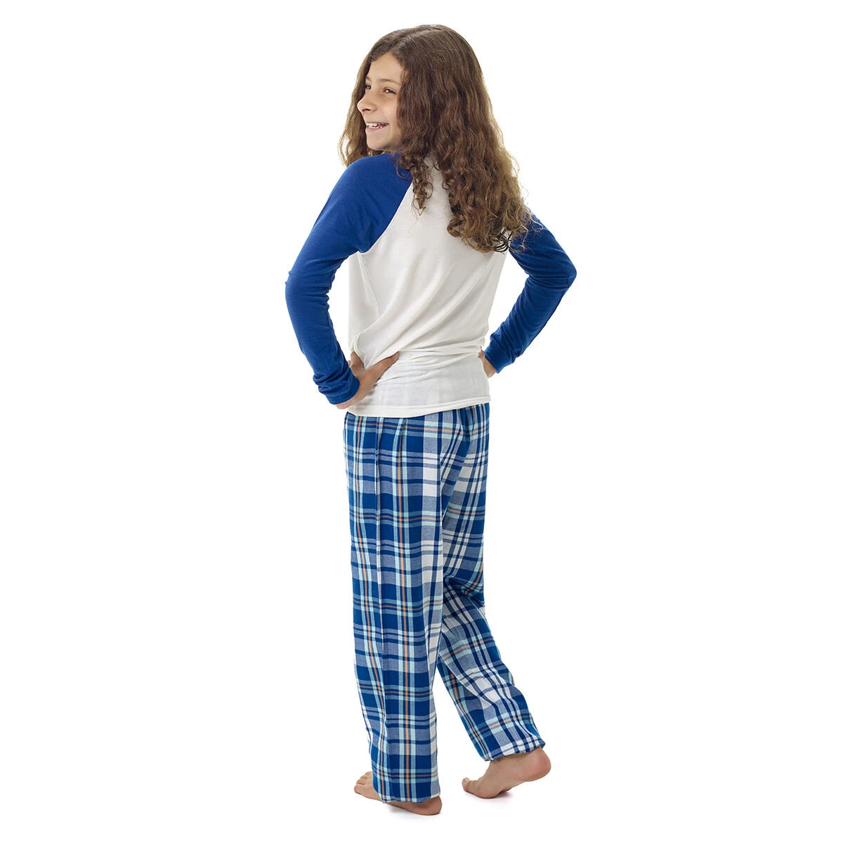 Build-A-Bear Pajama Shop™ Blue Plaid Pants - Toddler &amp; Youth - US 8692