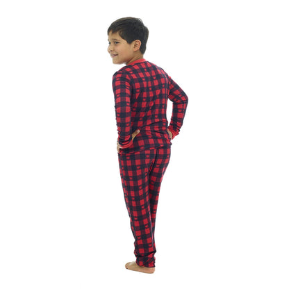 Build-A-Bear Pajama Shop™ Buffalo Check Top - Toddler &amp; Youth - US 8400