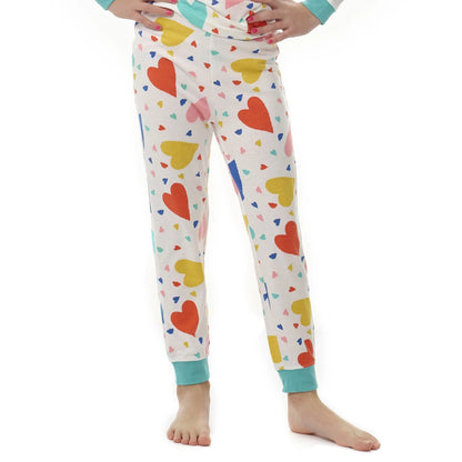 Build-A-Bear Pajama Shop™ Colorful Hearts PJ Pants - Toddler and Youth - US 7339
