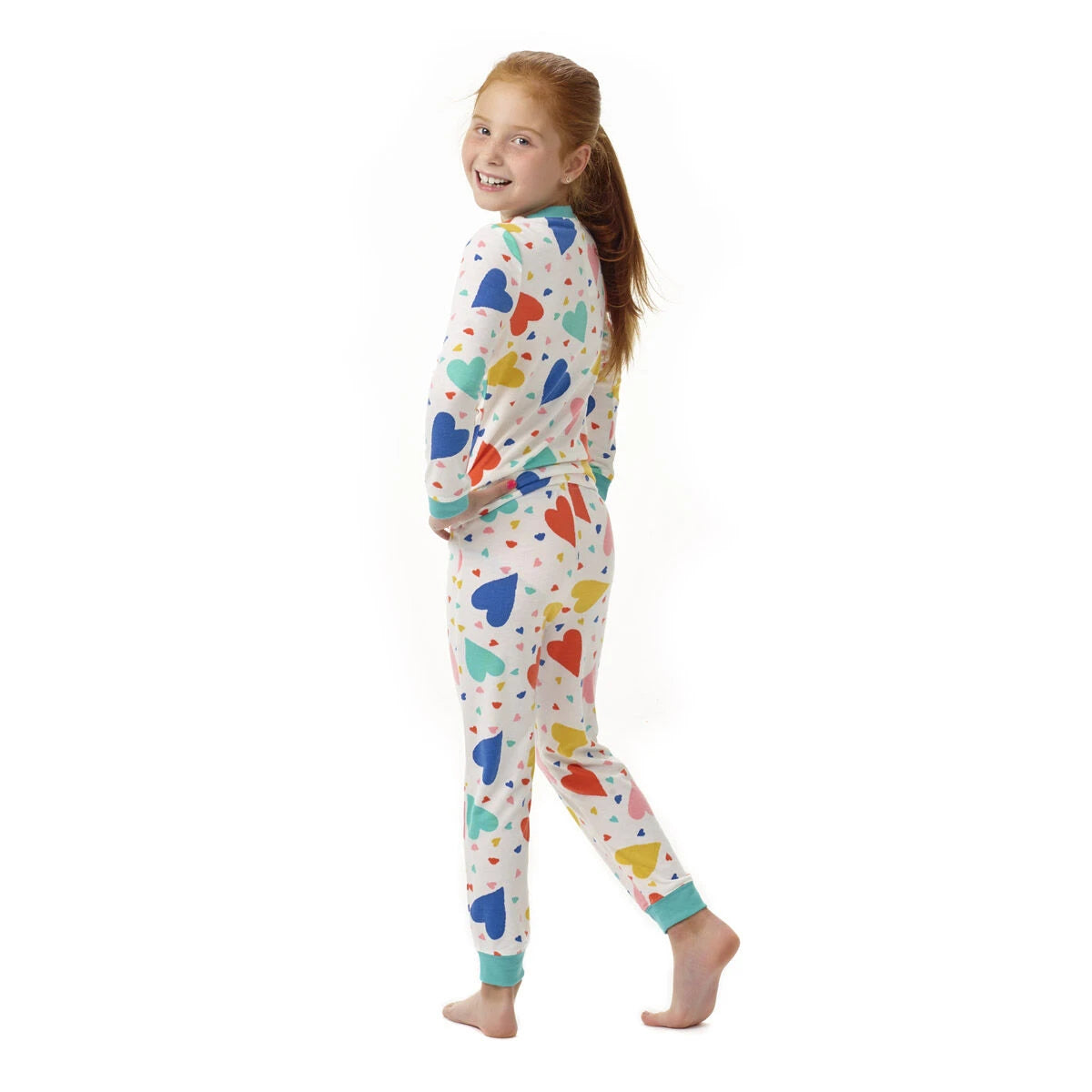 Build-A-Bear Pajama Shop™ Colorful Hearts PJ Pants - Toddler and Youth - US 7155