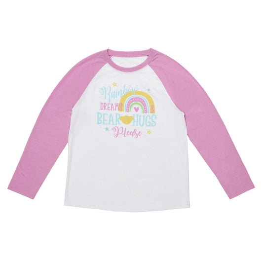 Build-A-Bear Pajama Shop™ Rainbow Dreams &amp; Bear Hugs Please PJ Top - Adult - US 4617
