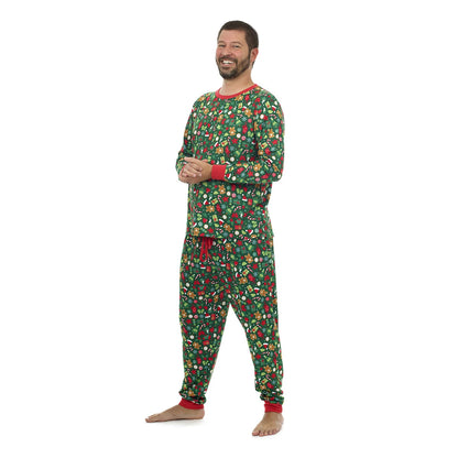 Build-A-Bear Pajama Shop™ Holiday Print Top - Adult - US 7056