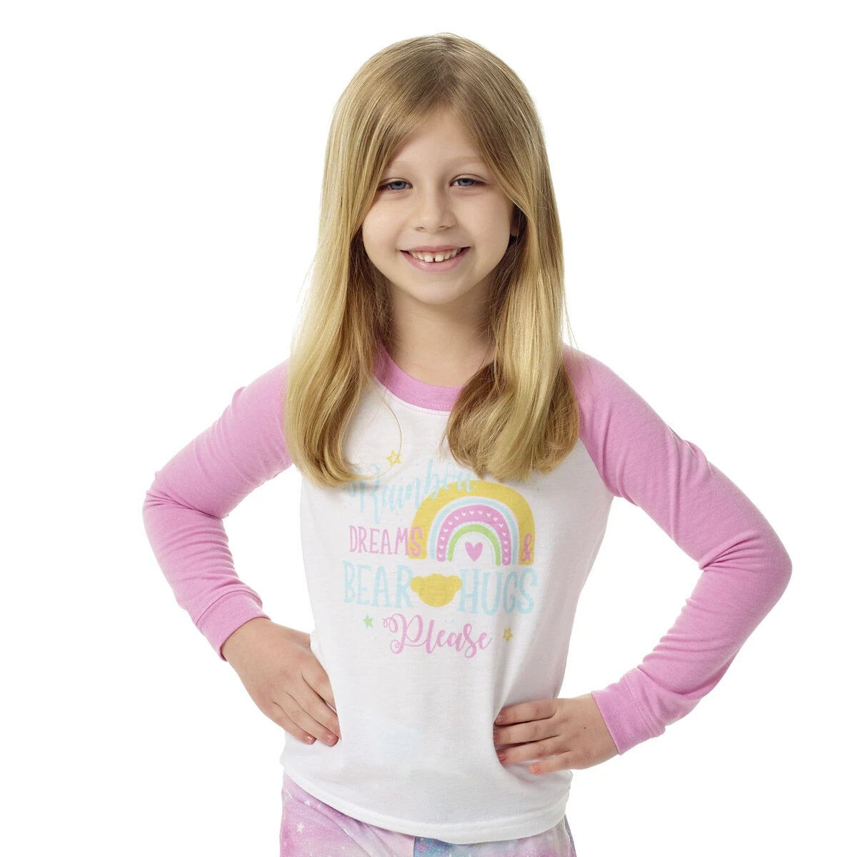 Build-A-Bear Pajama Shop™ Rainbow Dreams &amp; Bear Hugs Please PJ Top - Toddler &amp; Youth - US 3870