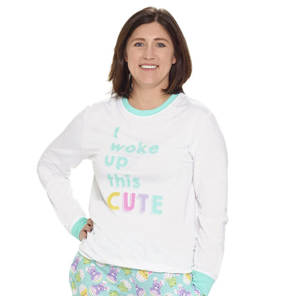 Build-A-Bear Pajama Shop™ "I Woke Up This Cute" PJ Top - Adult - US 6570