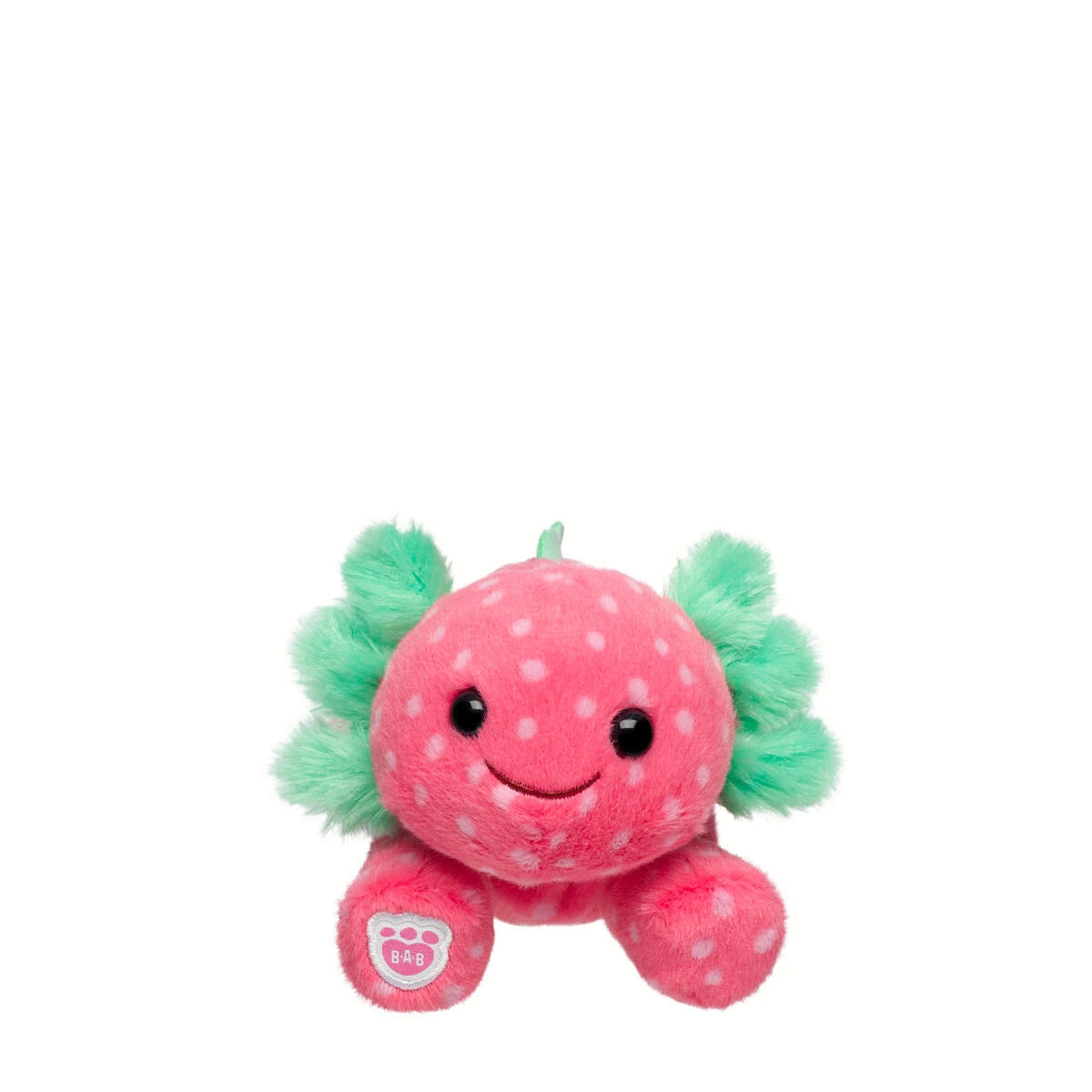Build-A-Bear Mini Beans Strawberry Axolotl Stuffed | BAB - US 9358