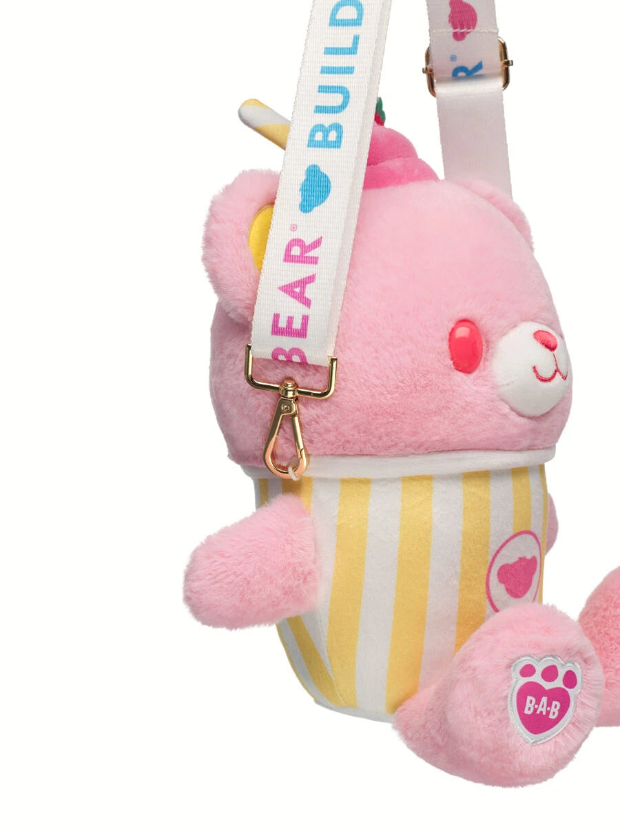 Strawberry Lemonade Bear Slushie Plushie | Build-A-Bear - US 6121