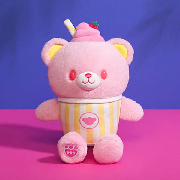 Strawberry Lemonade Bear Slushie Plushie | Build-A-Bear - US 1814