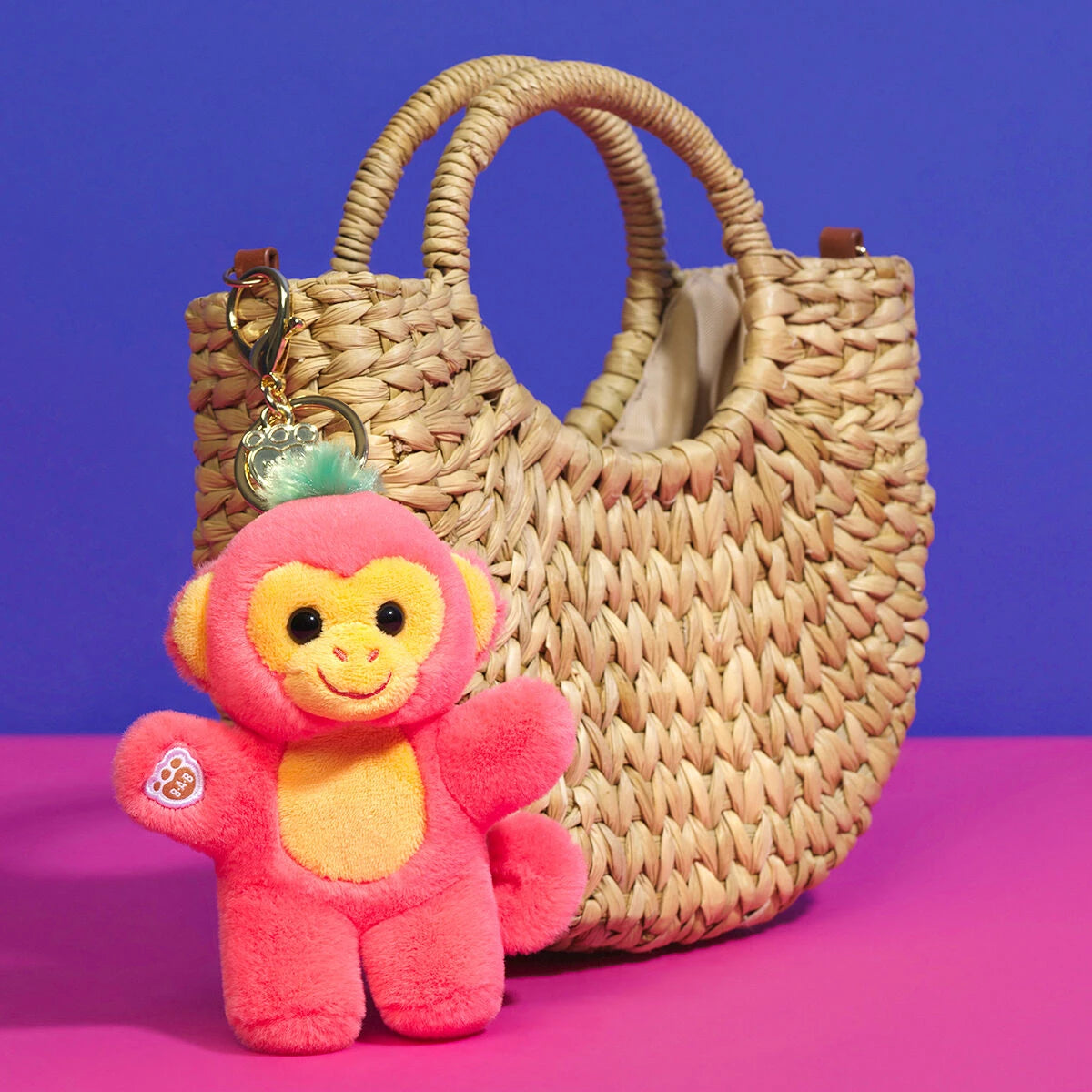 Mango Monkey Bag Charm | Build-A-Bear - US 5360