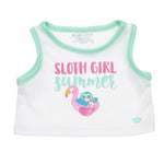 Sloth Girl Summer Tank for Plush Toys | Build-A-Bear® - US 6012