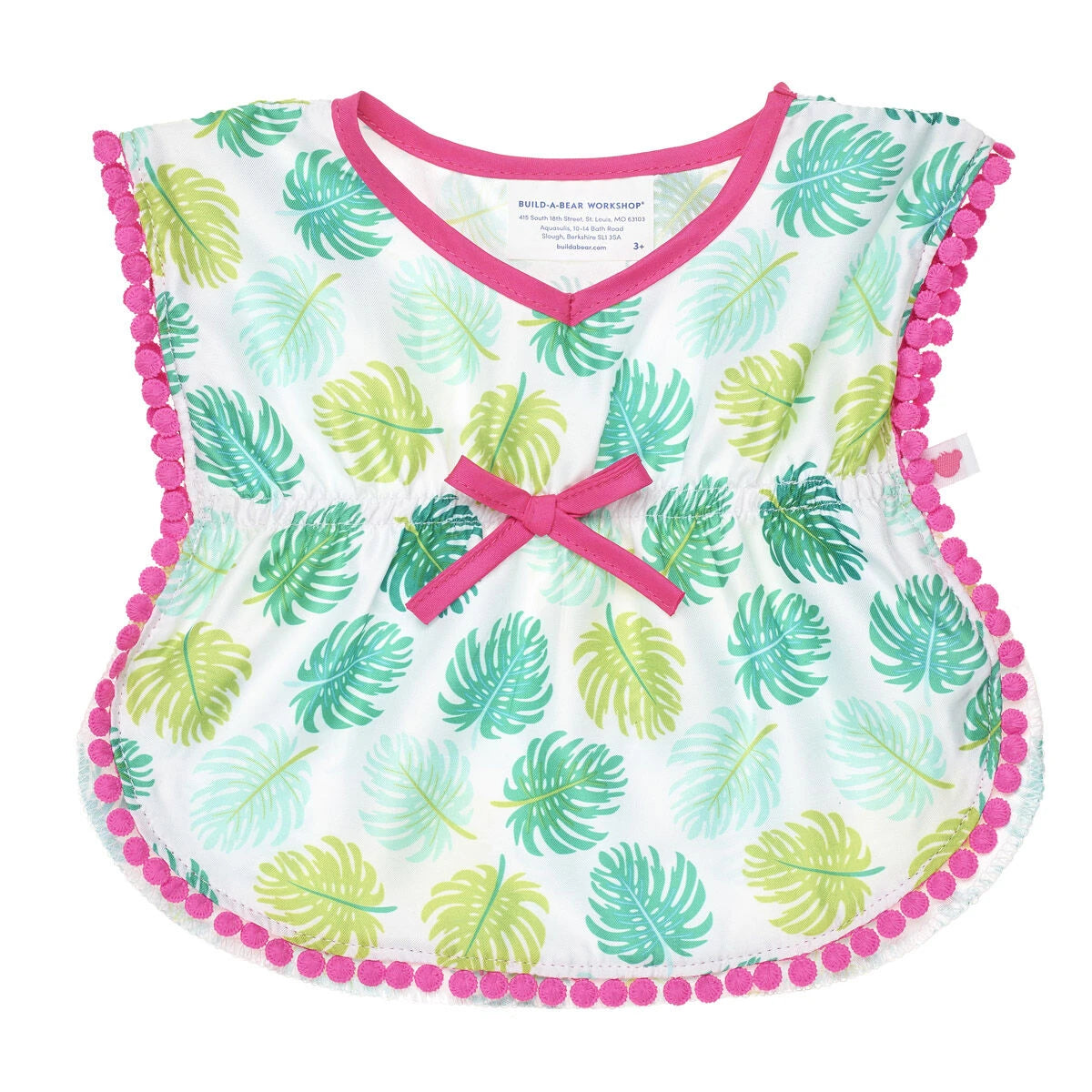 Palm Leaf Swim Coverup for Stuffed Animals | Build-A-Bear® - US 7482