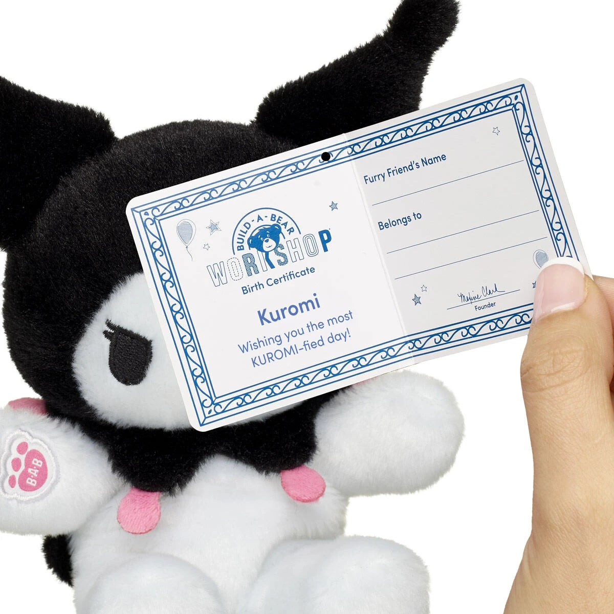 Hello Kitty® and Friends Mini Kuromi™ Plush | Build-A-Bear® - US 3936