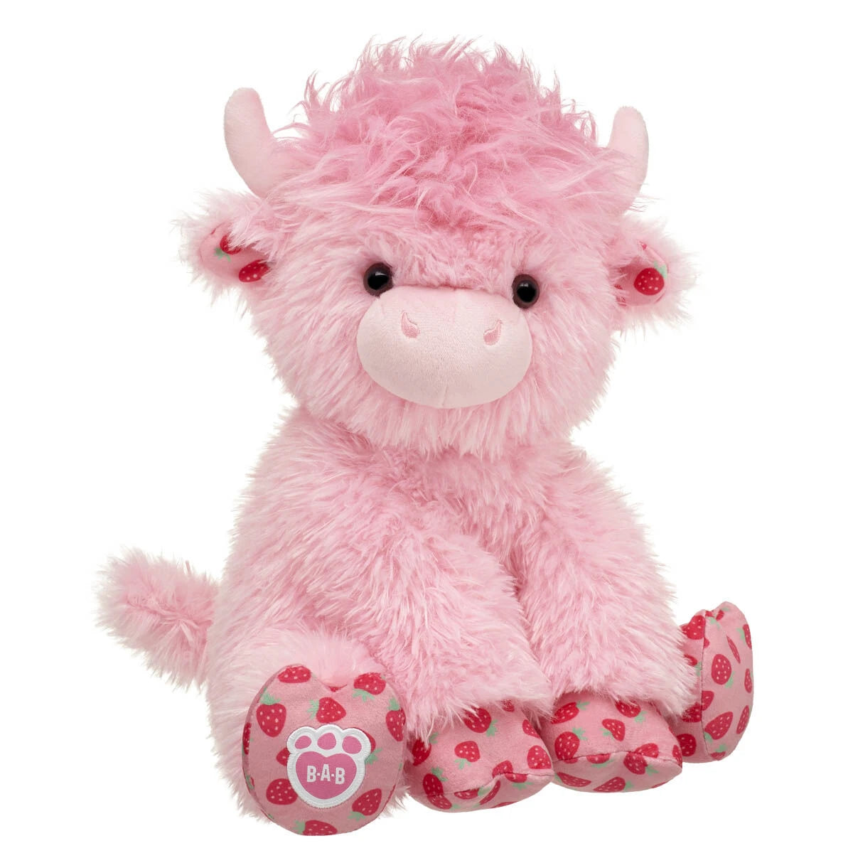 Strawberry Highland Cow Stuffed Animal | Build-A-Bear® - US 2883