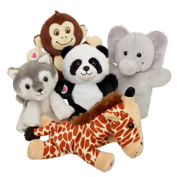 Build-A-Bear Mini Beans Wolf Pup Stuffed Animal | Build-A-Bear® - US 6309