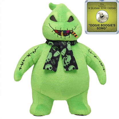 Disney Tim Burton's The Nightmare Before Christmas Neon Oogie Boogie Plush Gift Set with Sound | Build-A-Bear® - US 7608