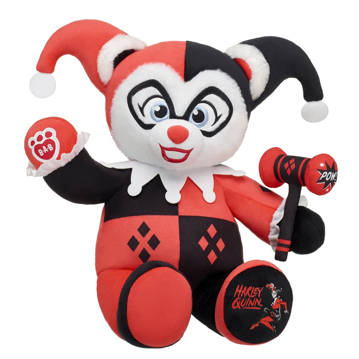 Online Exclusive Classic Harley Quinn™ Teddy Bear | Build-A-Bear® - US 2969