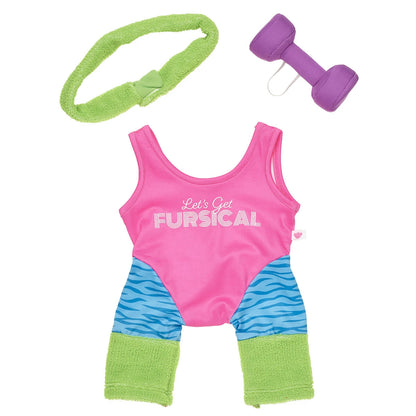 Happy Hugs Teddy Bear '80s Exercise Gift Set | Build-A-Bear® - US 6317
