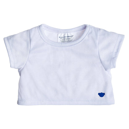 White T-Shirt for Stuffed Animals | Build-A-Bear® - US 0979