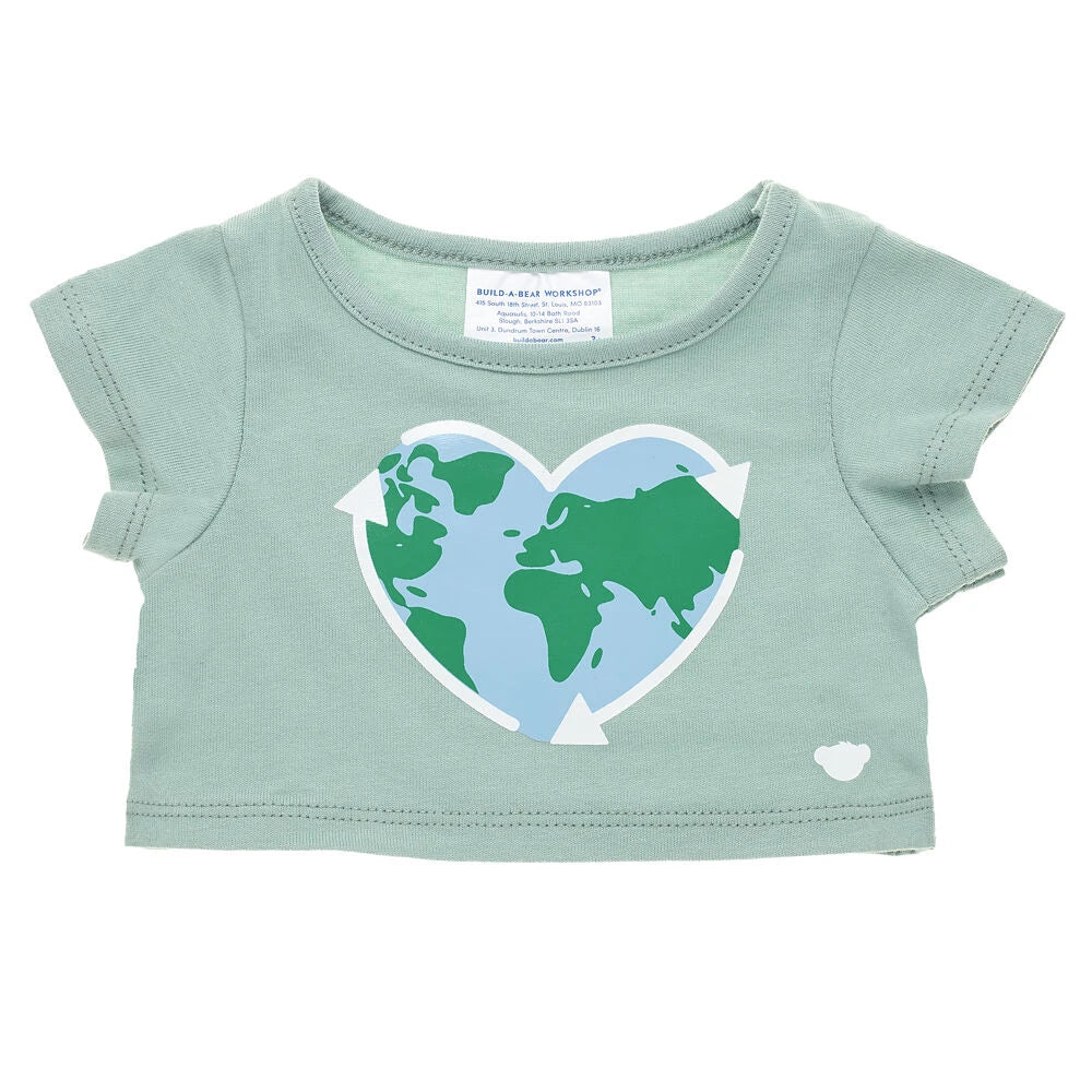 Earth Heart T-Shirt for Stuffed Animals | Build-A-Bear® - US 0213