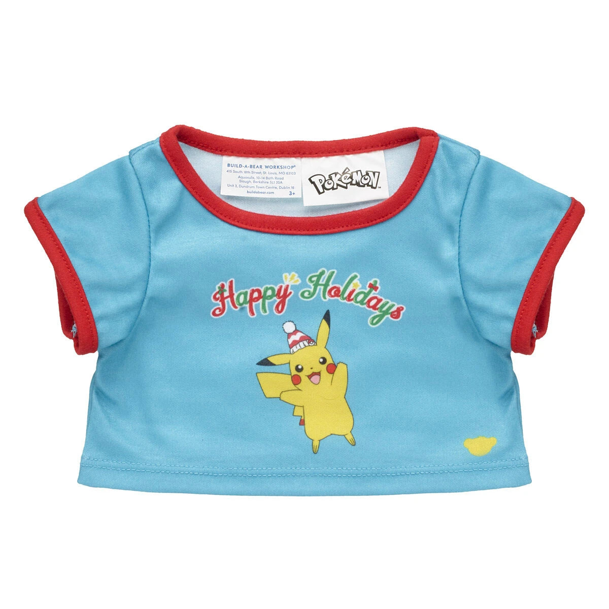 Pokémon Happy Holidays Tee for Plush Toys | Build-A-Bear® - US 8583