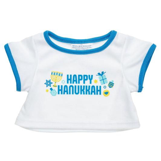 Happy Hanukkah T-Shirt for Stuffed Animals | Build-A-Bear® - US 0500