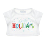 Happy Holidays T-Shirt for Plush Toys | Build-A-Bear® - US 1680