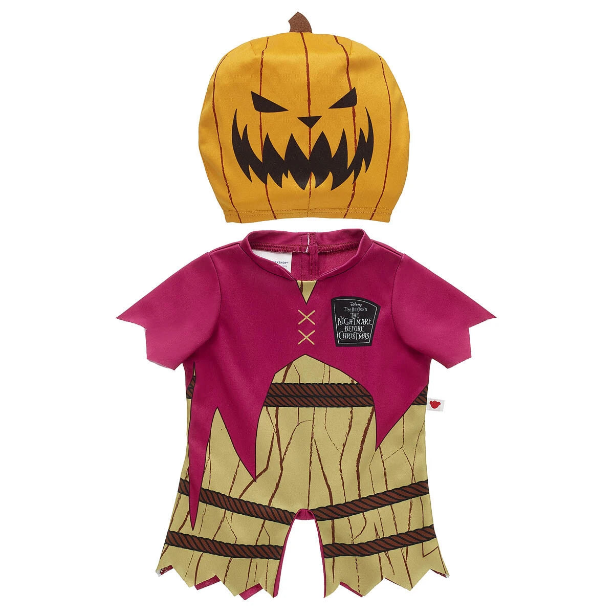 Disney Tim Burton's The Nightmare Before Christmas Pumpkin King Costume for Stuffed Animals | Build-A-Bear® - US 7415