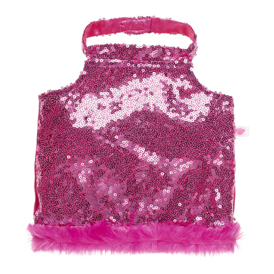 Pink Sequin Halter Dress for Plush Toys | Build-A-Bear® - US 1770
